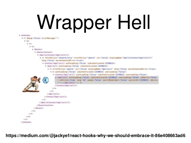 React Wrapper hell